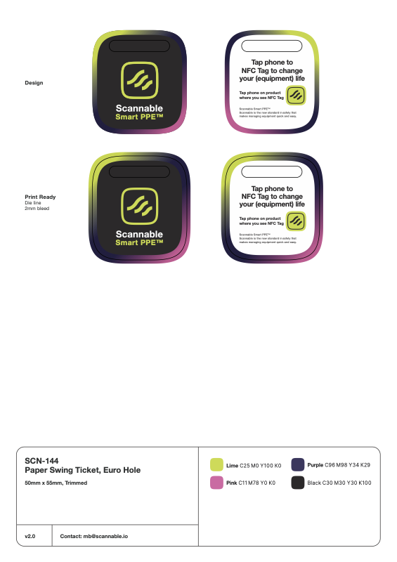 SCN-144 EU Slot hangtag